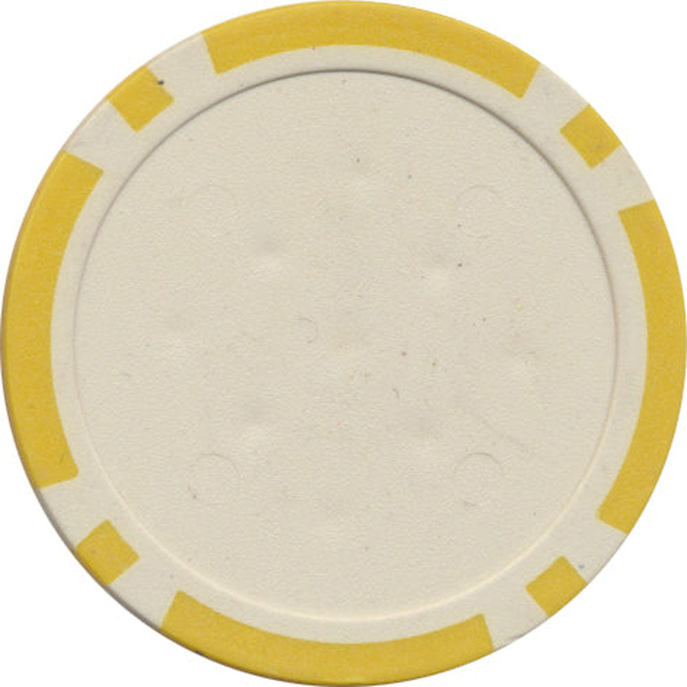 Blank 8 Stripe 14-gram Poker Chips (25-pack) - Clay Composite