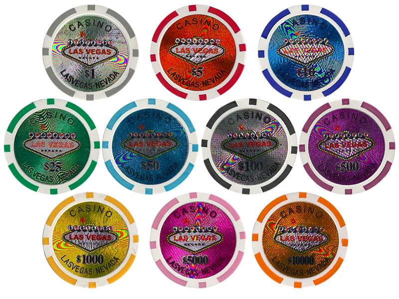 Las Vegas 14 Gram Poker Chip Sample