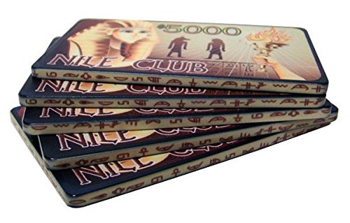 Nile Club 40-gram Ceramic Poker Plaques (10-pack), $5000