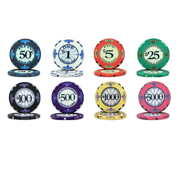 Scroll 10 Gram Ceramic Poker Chip Sample