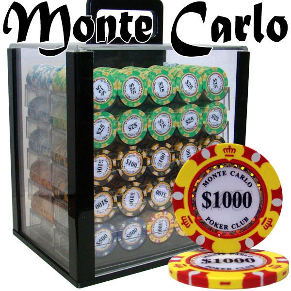 Custom - 1000 Ct Monte Carlo Chip Set Acrylic Case