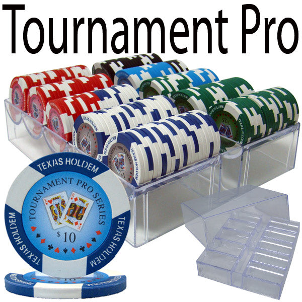 Tournament Pro 11.5-gram Poker Chip Set in Acrylic Tray (200 Count)