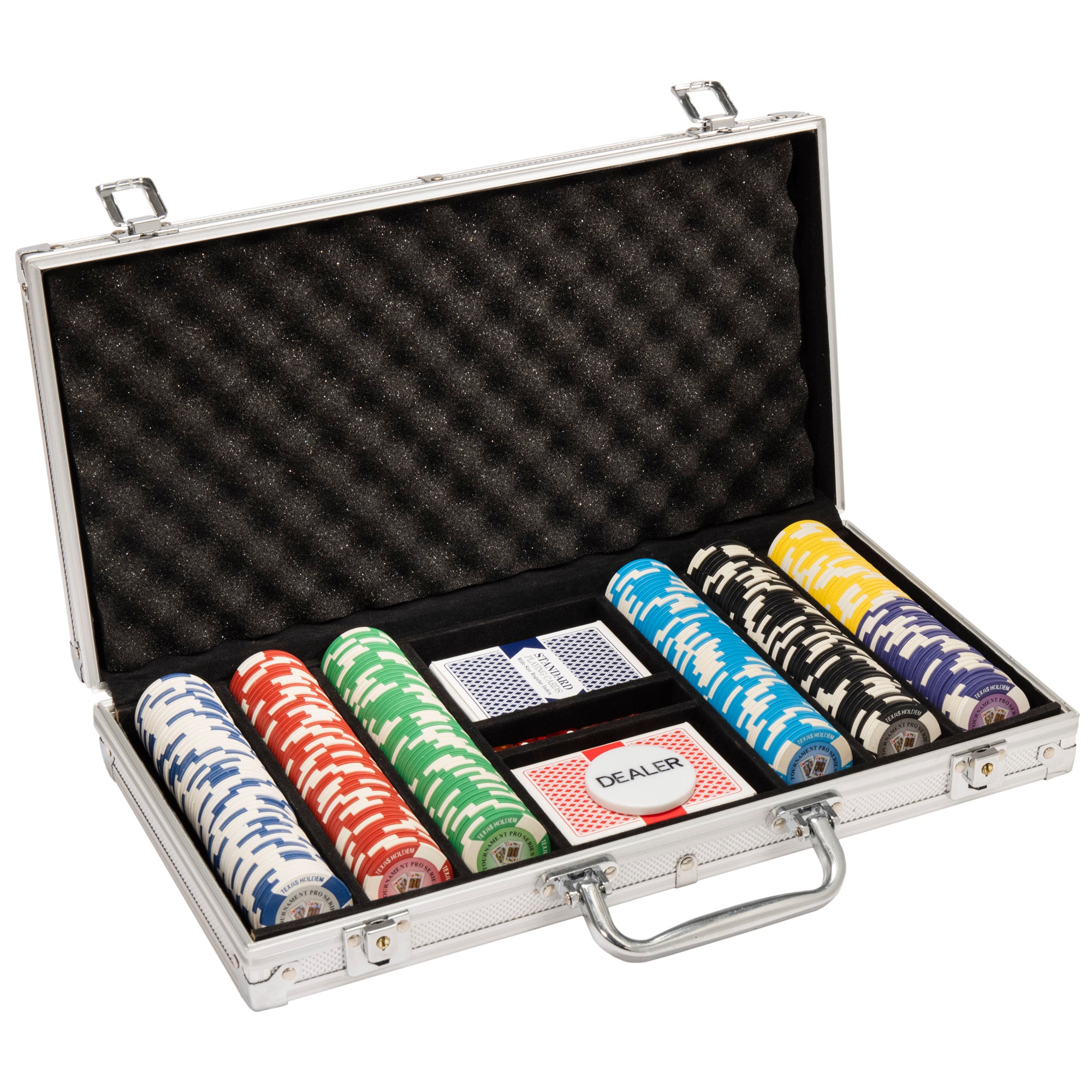 Tournament Pro 11.5-gram Poker Chip Set in Aluminum Case (300 Count)