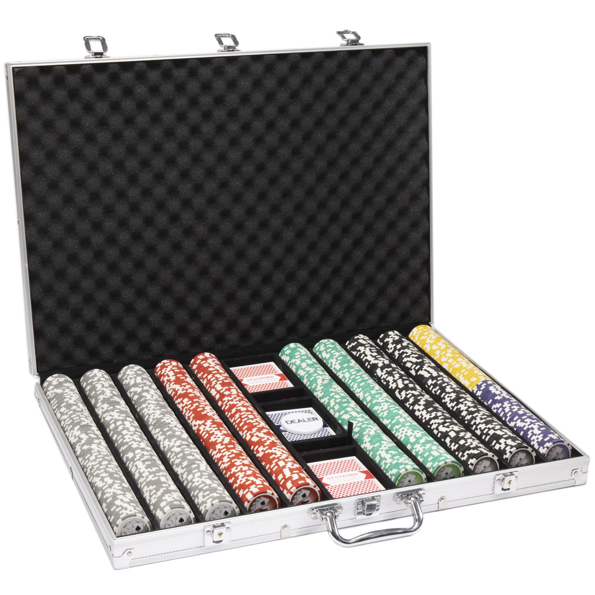 Yin Yang 14-gram Poker Chip Set in Aluminum Case (1000 Count)