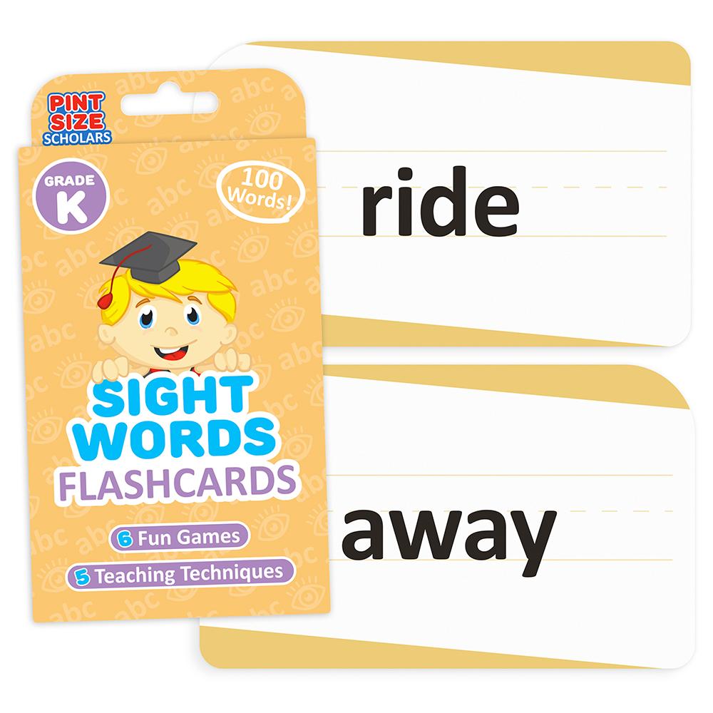 Sight Words Flashcards, Kindergarten