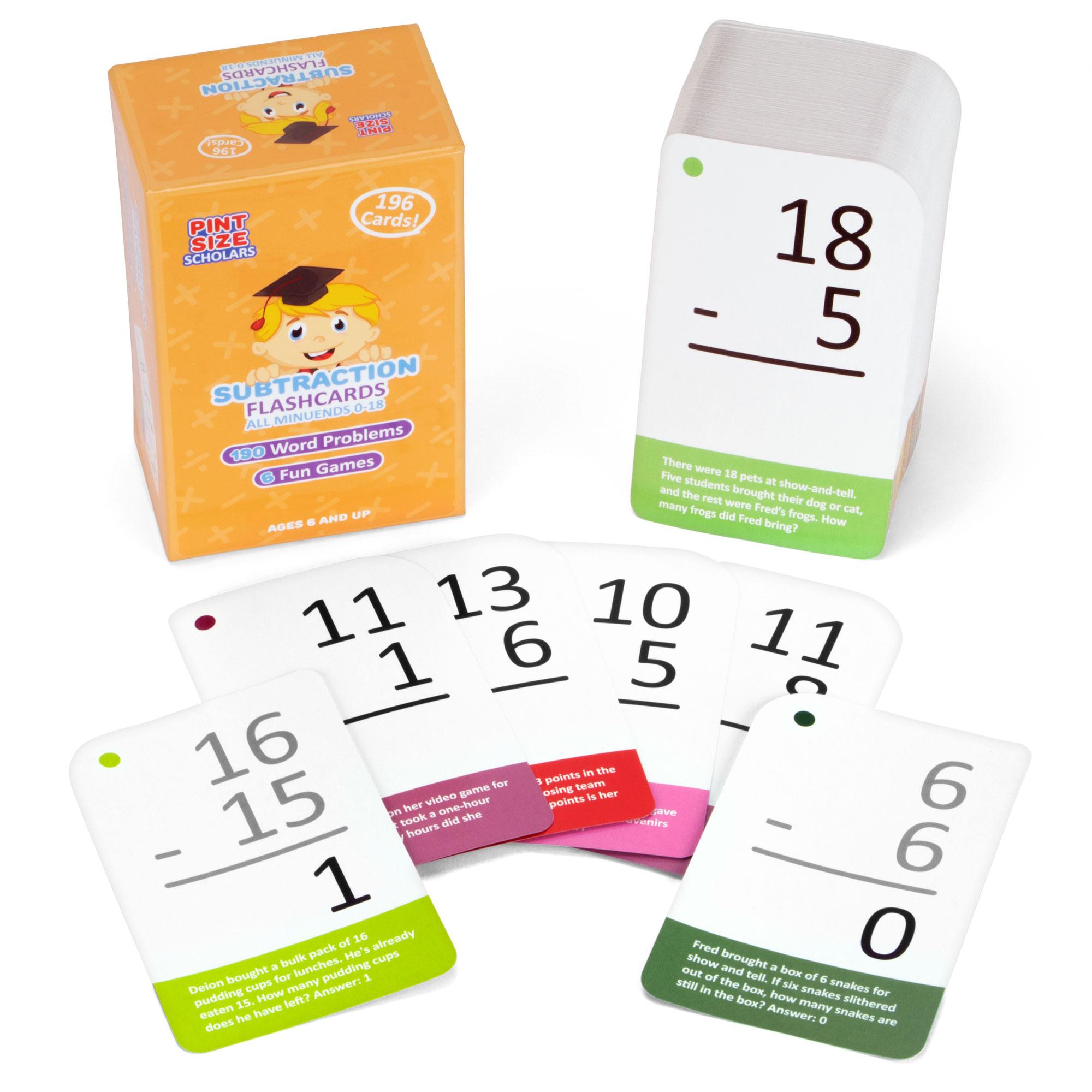 Subtraction Flashcards