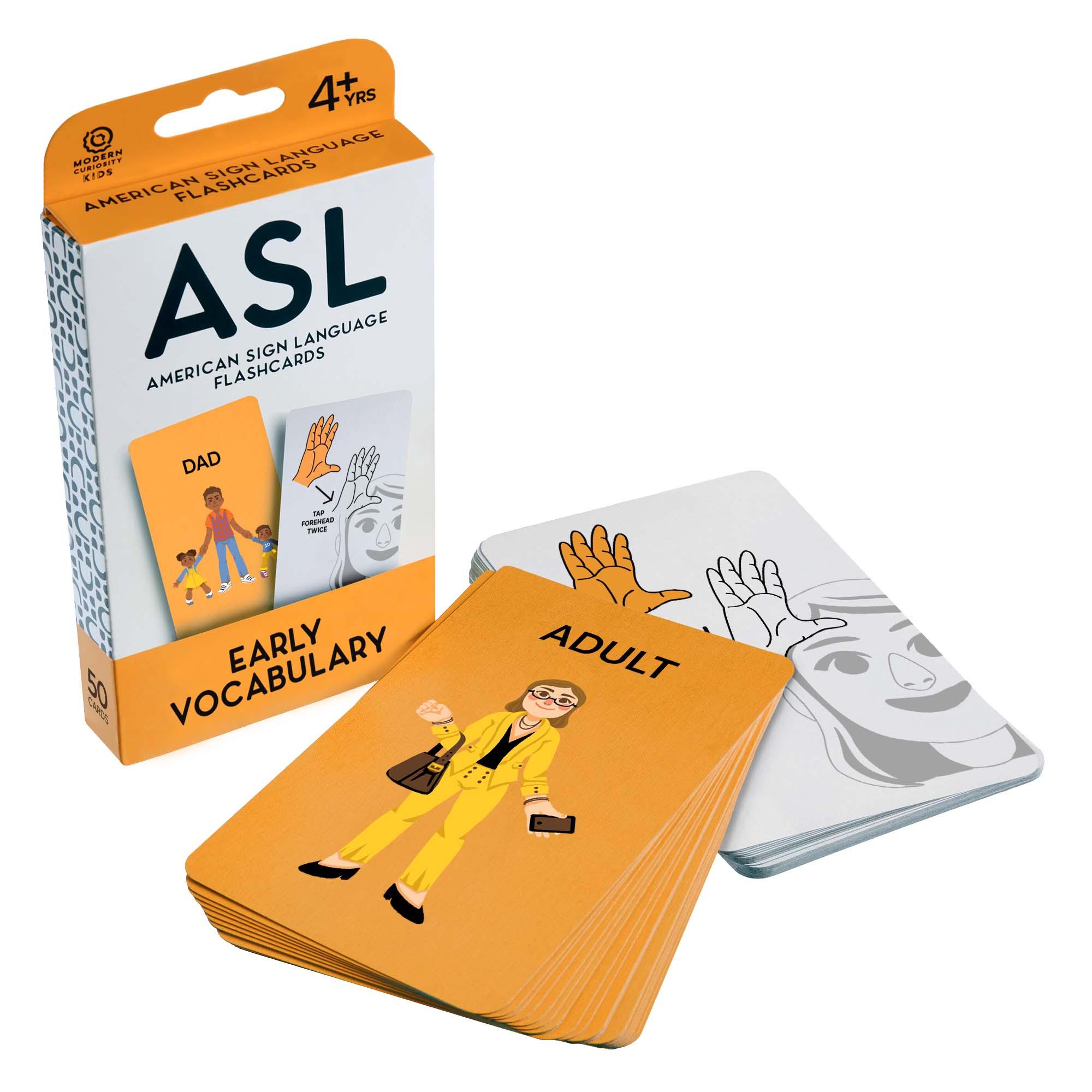 ASL Flashcards: Early Vocabulary