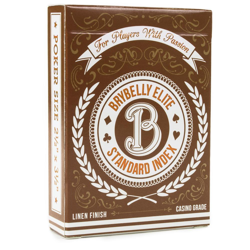 Brybelly Elite Playing Cards, Brown