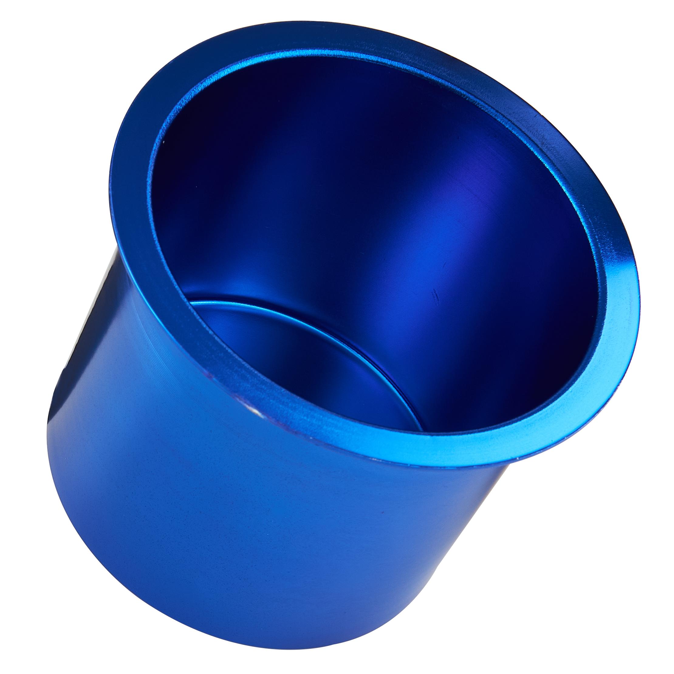 Vivid Blue Aluminum Cup Holder