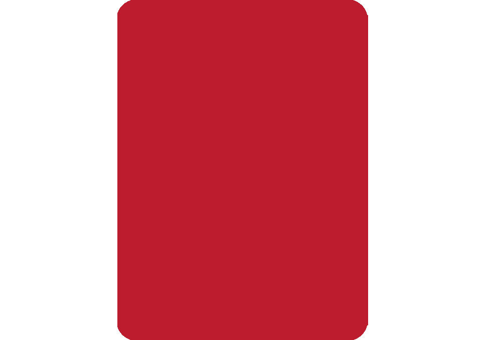 Cut Card - Poker - Red