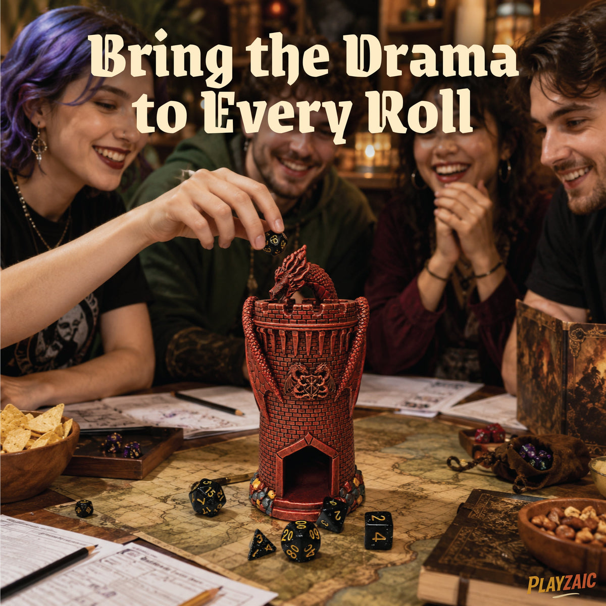 Red Dragon Dice Tower