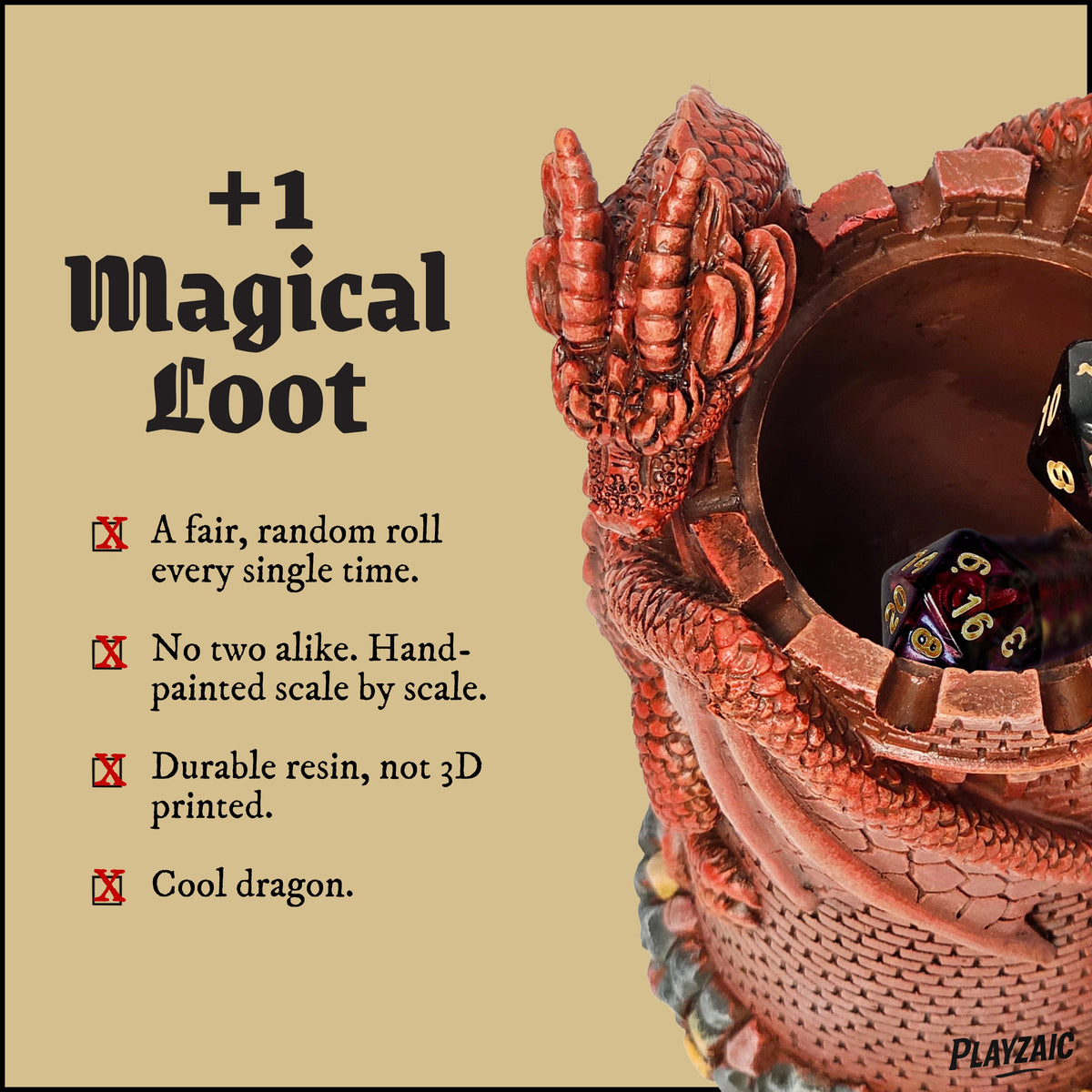Red Dragon Dice Tower