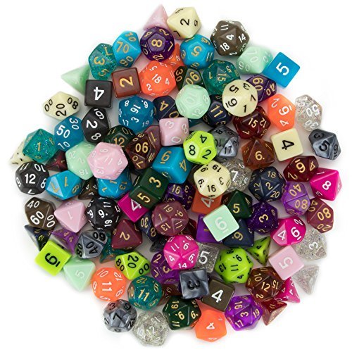 Wiz Dice Series III: Bag of Tricks - 20 Polyhedral Dice Sets (140 Pieces)