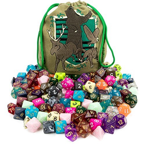 Wiz Dice Series III: Bag of Tricks - 20 Polyhedral Dice Sets (140 Pieces)