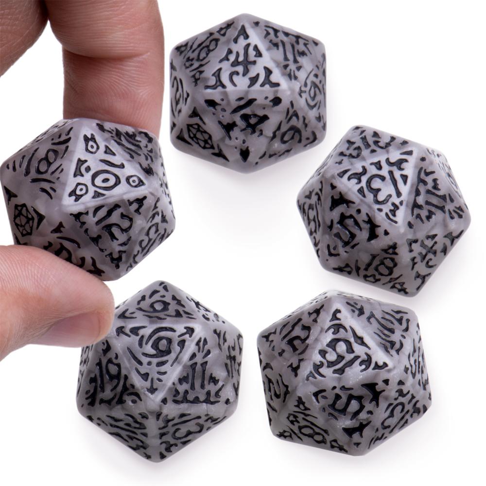 Battlescarred Jumbo d20s, 5-pack