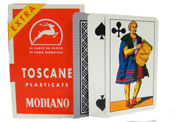 Modiano Toscane Italian Regional Plastic Playing Cards