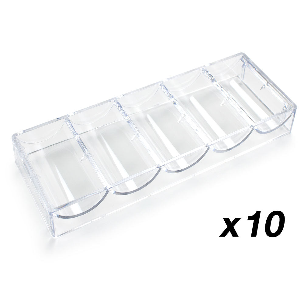 Acrylic Chip Tray 68mm - Pack of 10