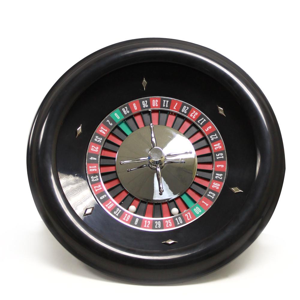 Premium Bakelite Roulette Wheel, 18-inch - Includes 2 Roulette Balls