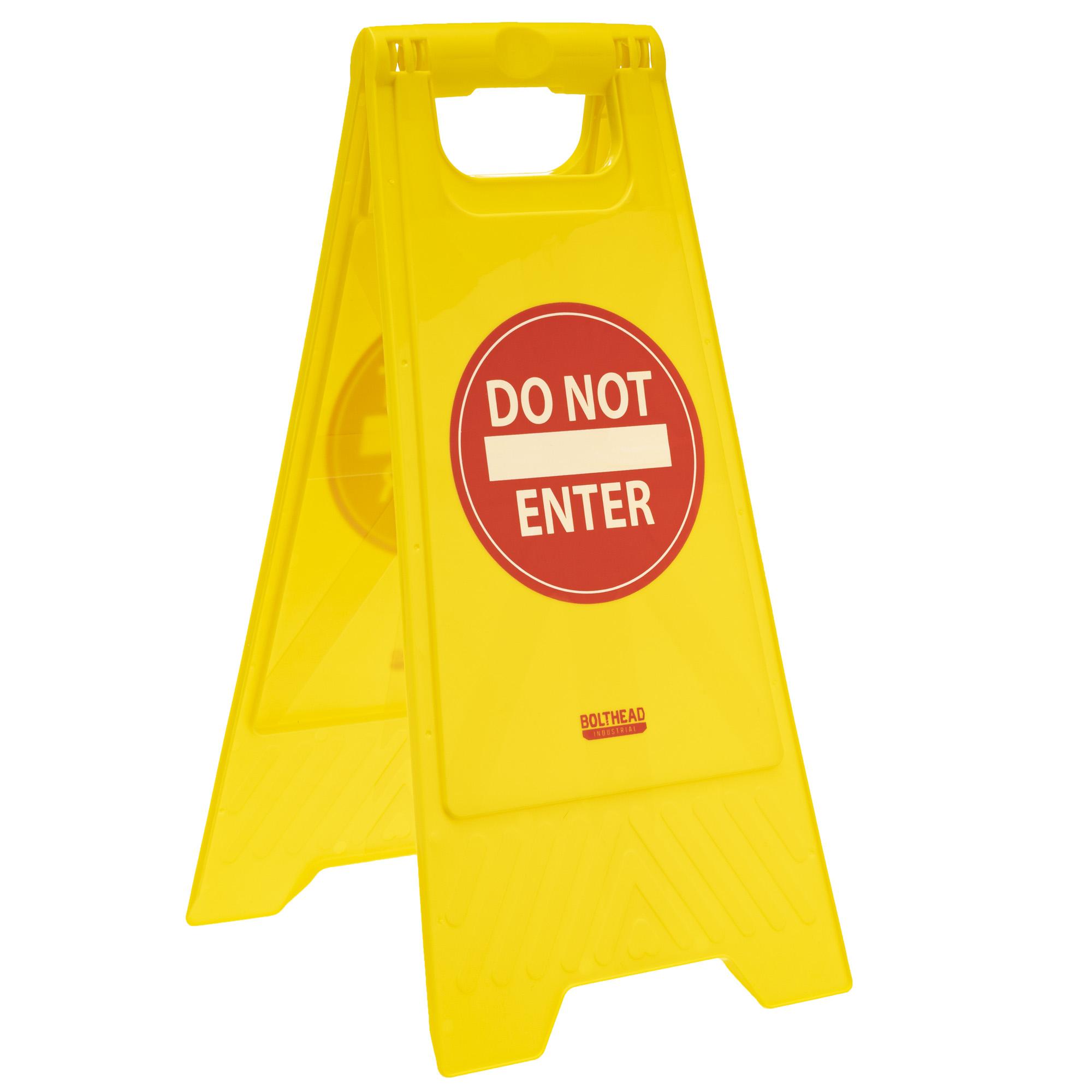 Do Not Enter - A-Frame Floor Sign