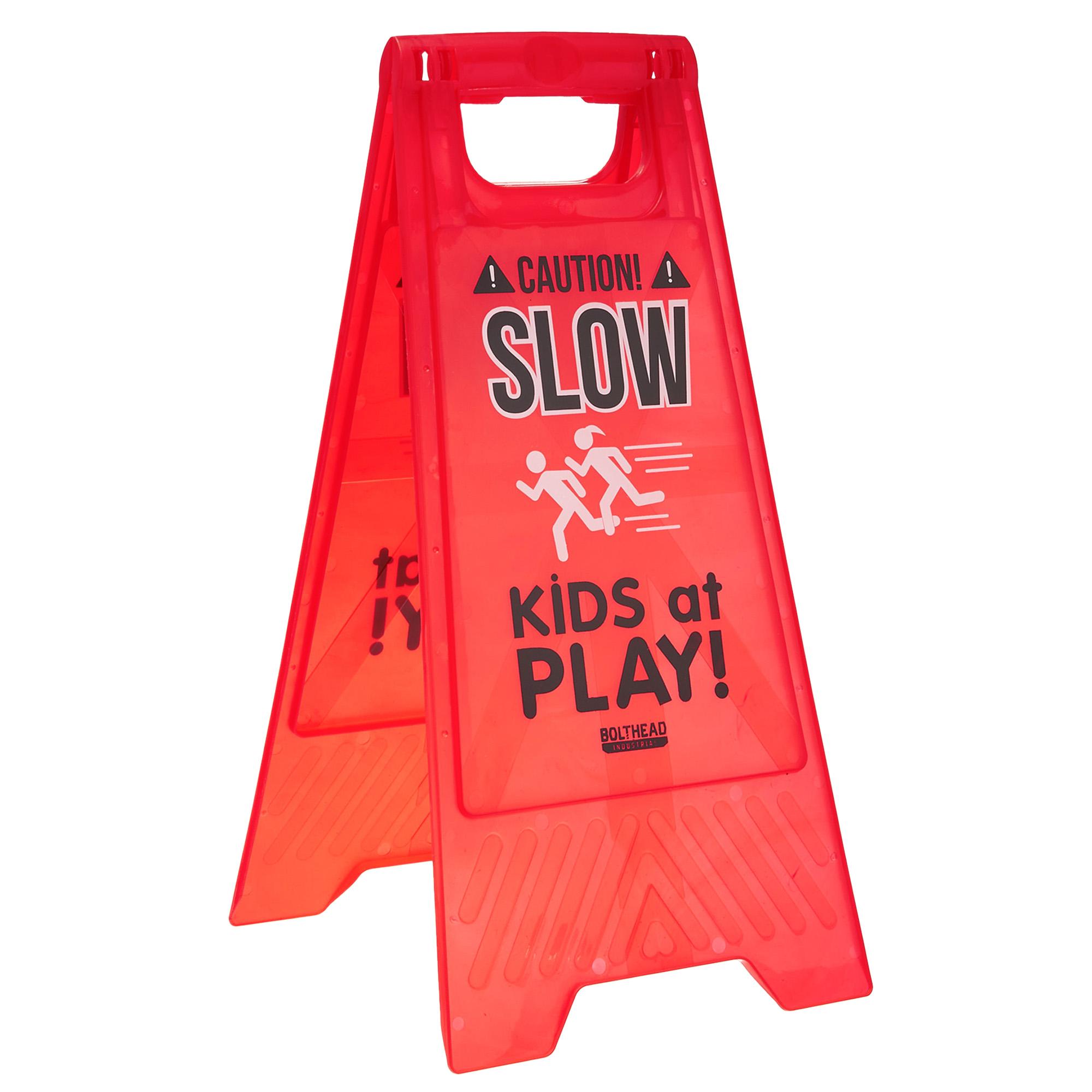 Caution Slow Kids at Play - A-Frame Floor Sign