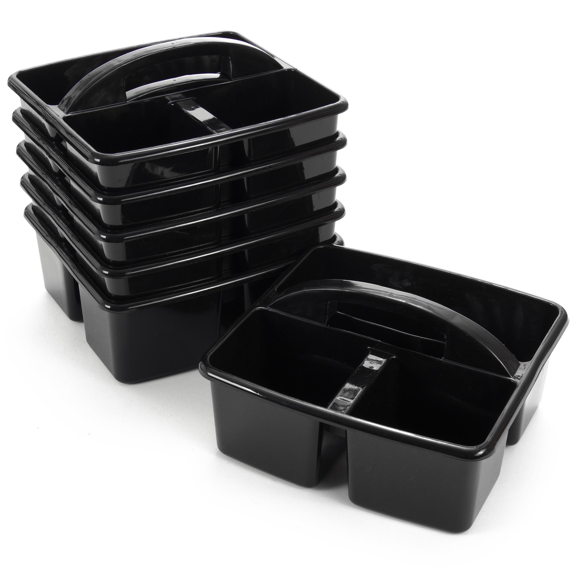 Black Table Condiment Caddy, 6-pack