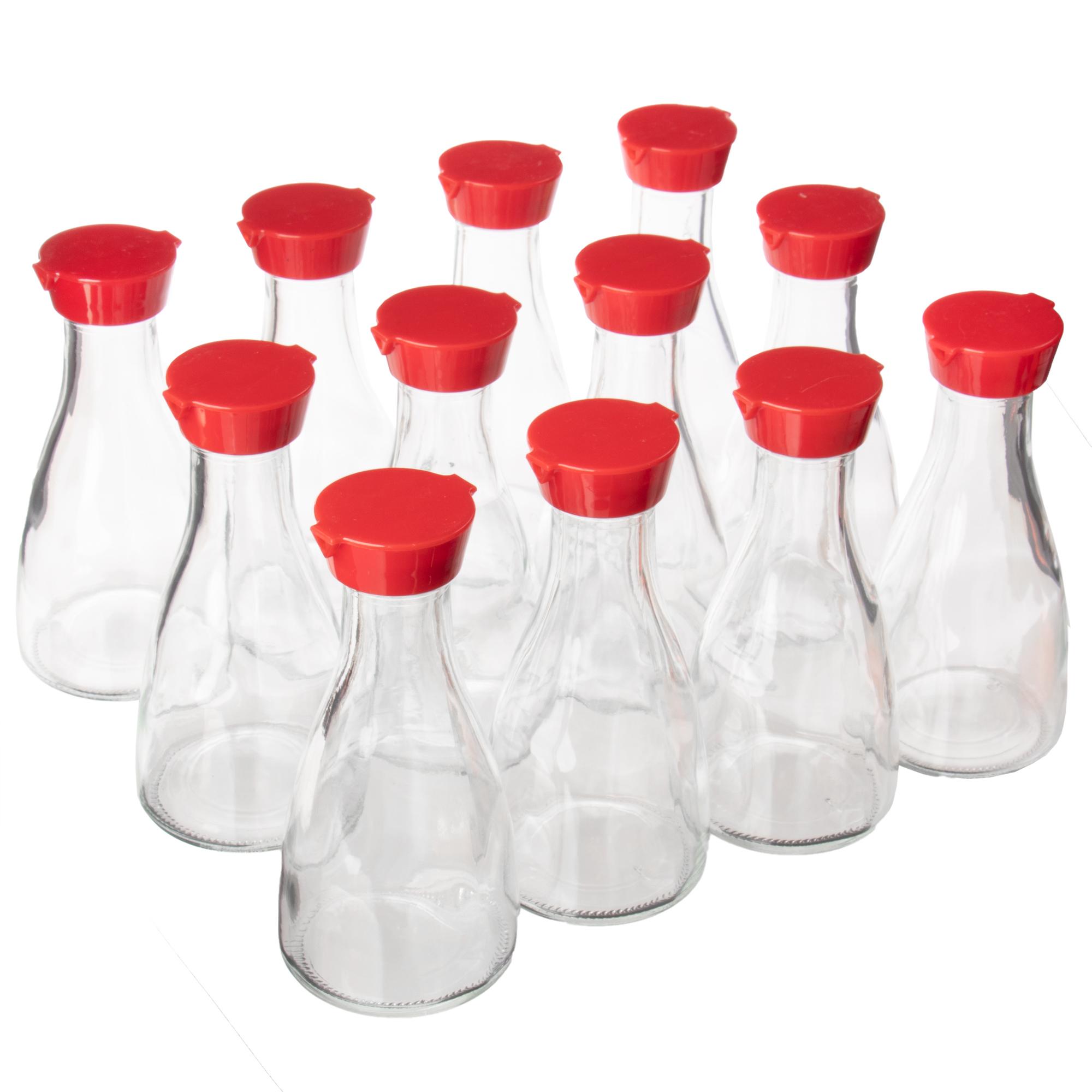 148mL Soy Sauce Bottles, 12-pack (Red)
