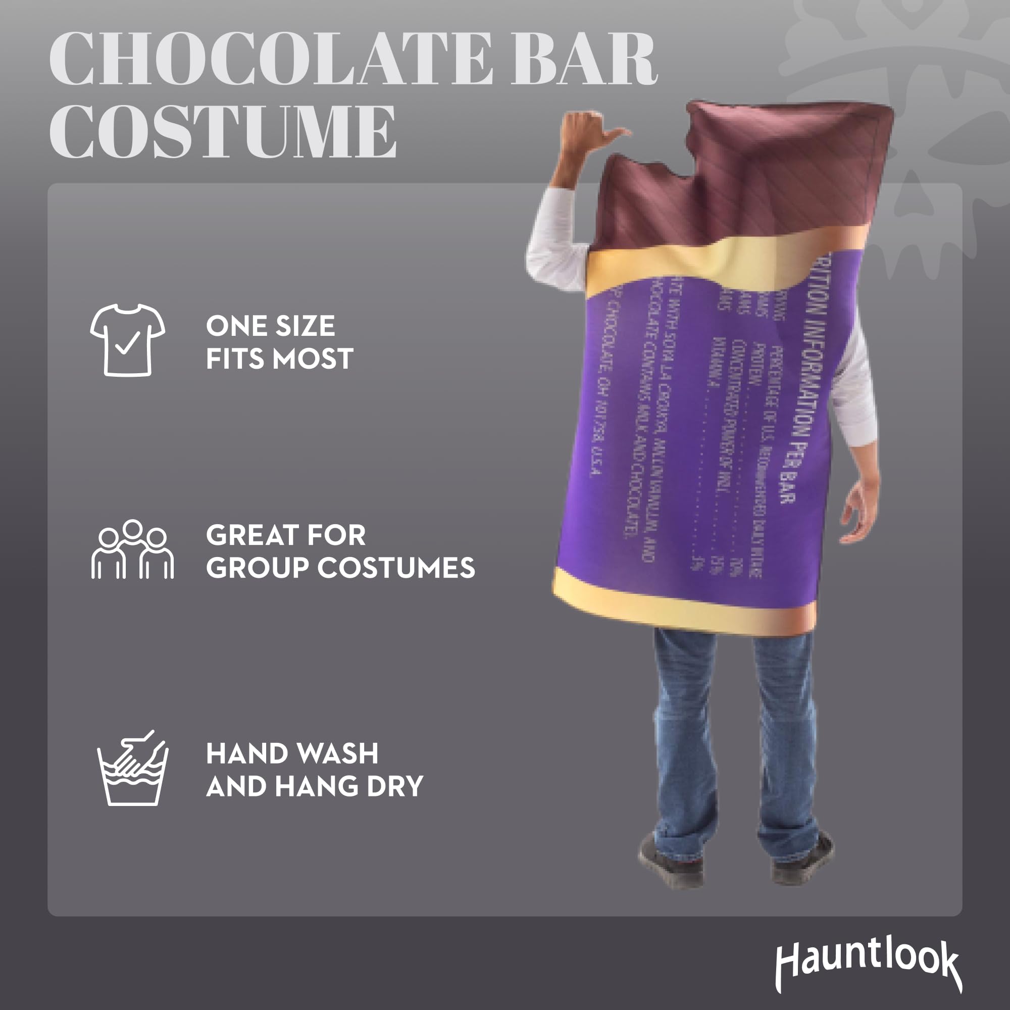 Chocolate Bar - Unisex Halloween Costume