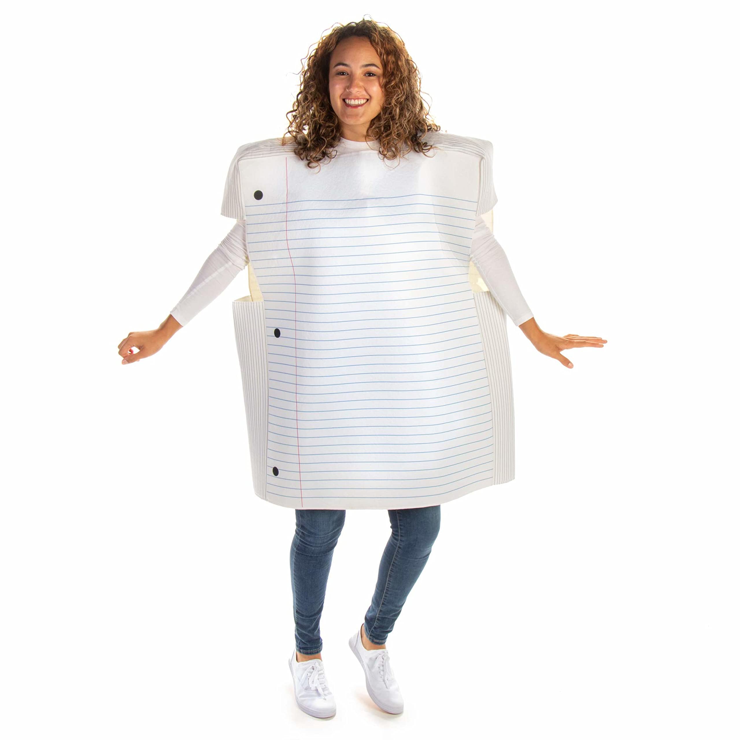 Blank Page Paper - Unisex Halloween Costume