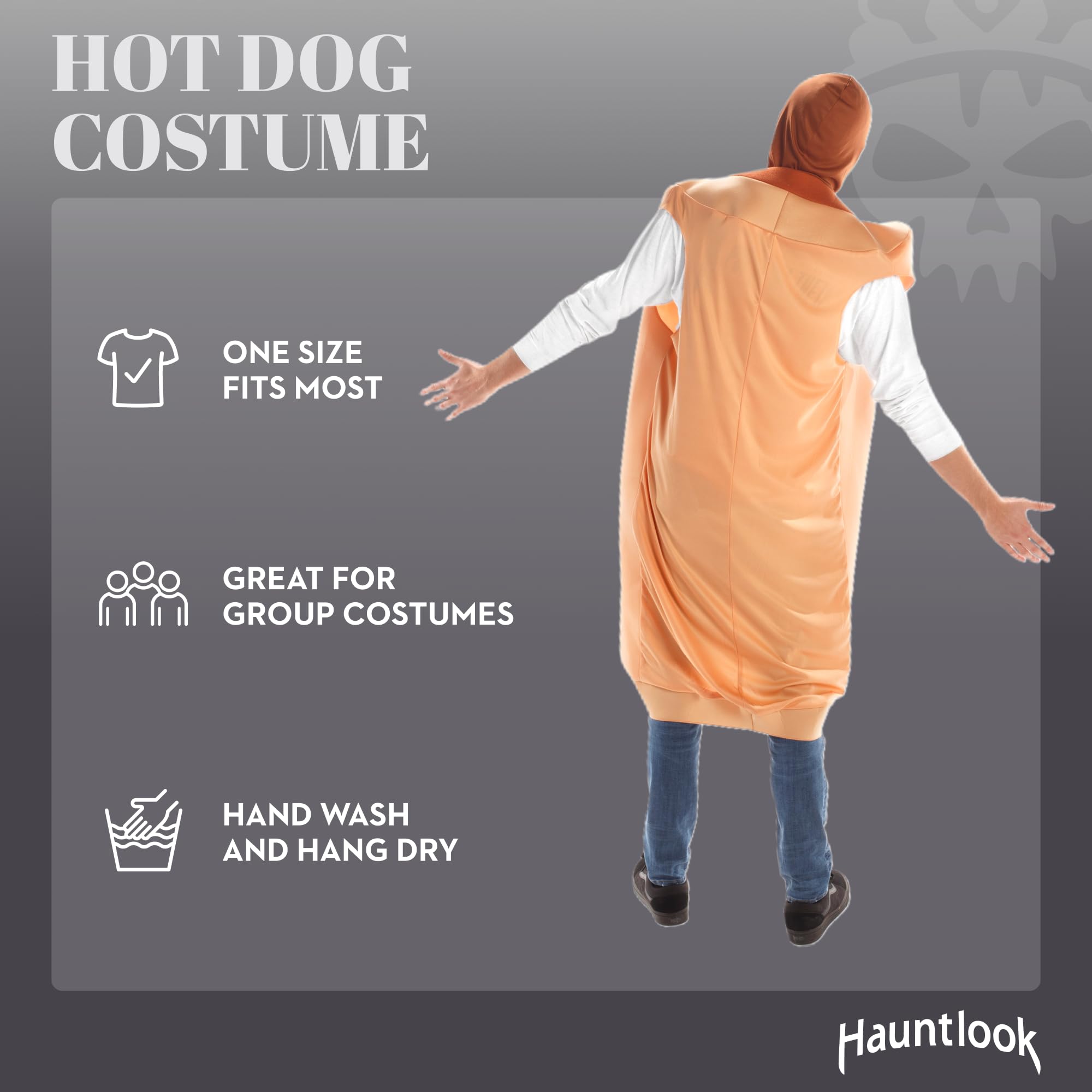 Hot Dog with Mustard - Unisex Halloween Costume