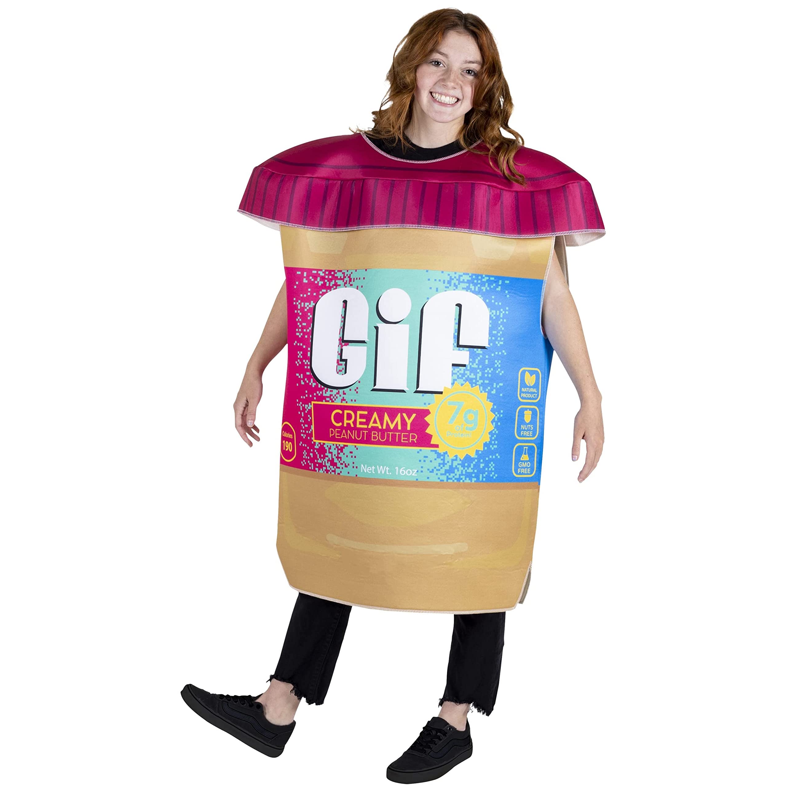 Peanut Butter Jar - Unisex Halloween Costume