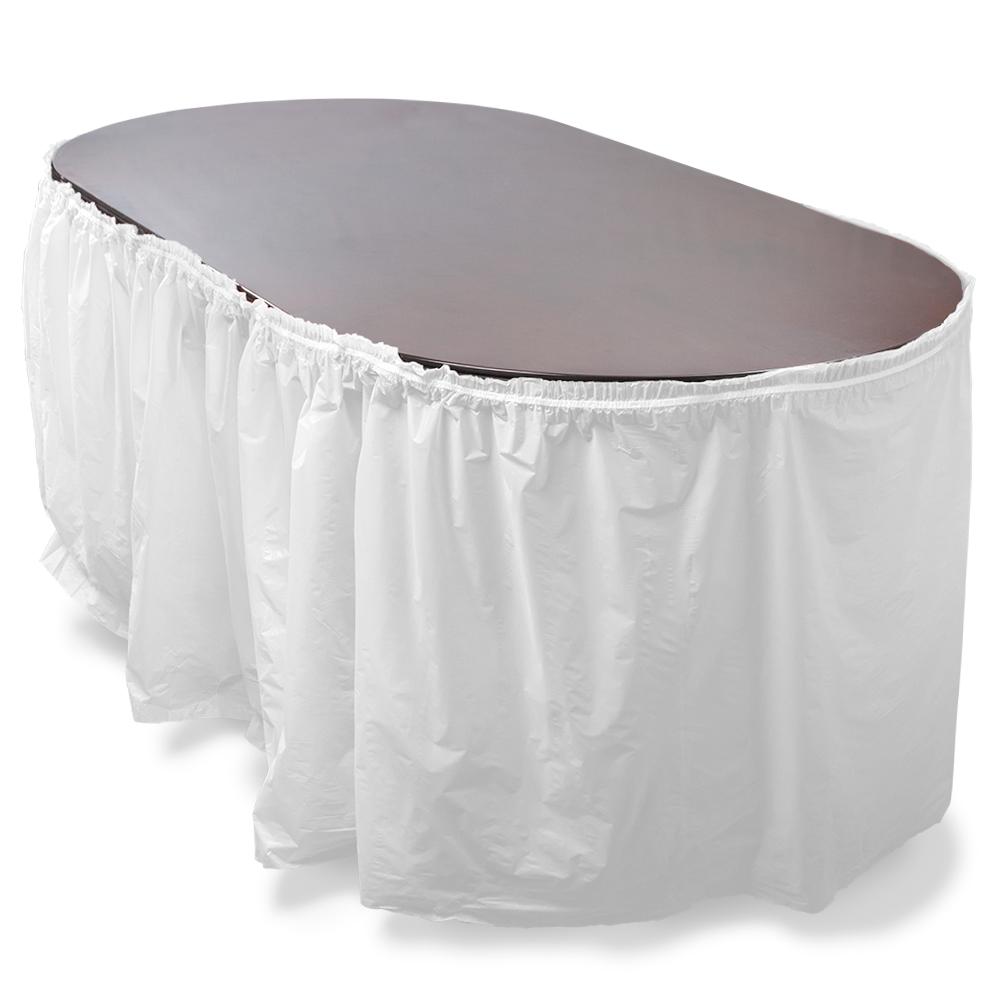 Plastic Table Skirt - 14 to 20-foot