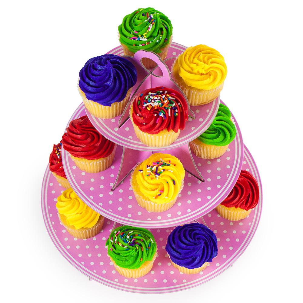3-tier Cupcake Stands, 14-inch