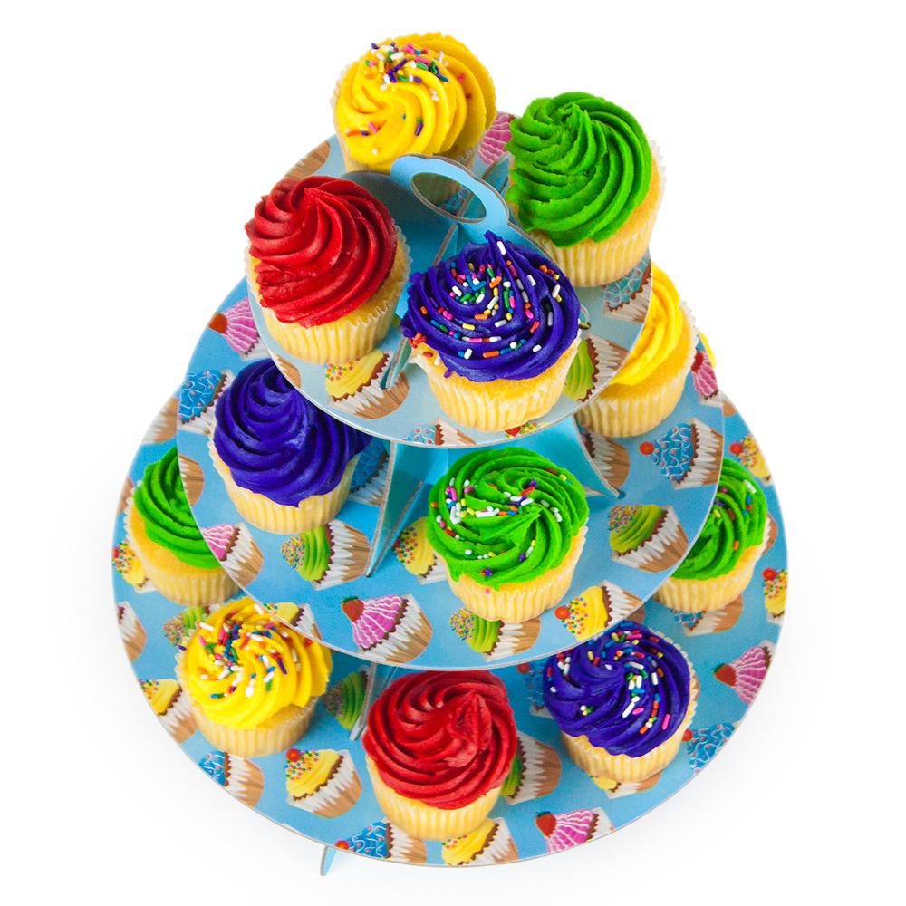 3-tier Cupcake Stands, 14-inch