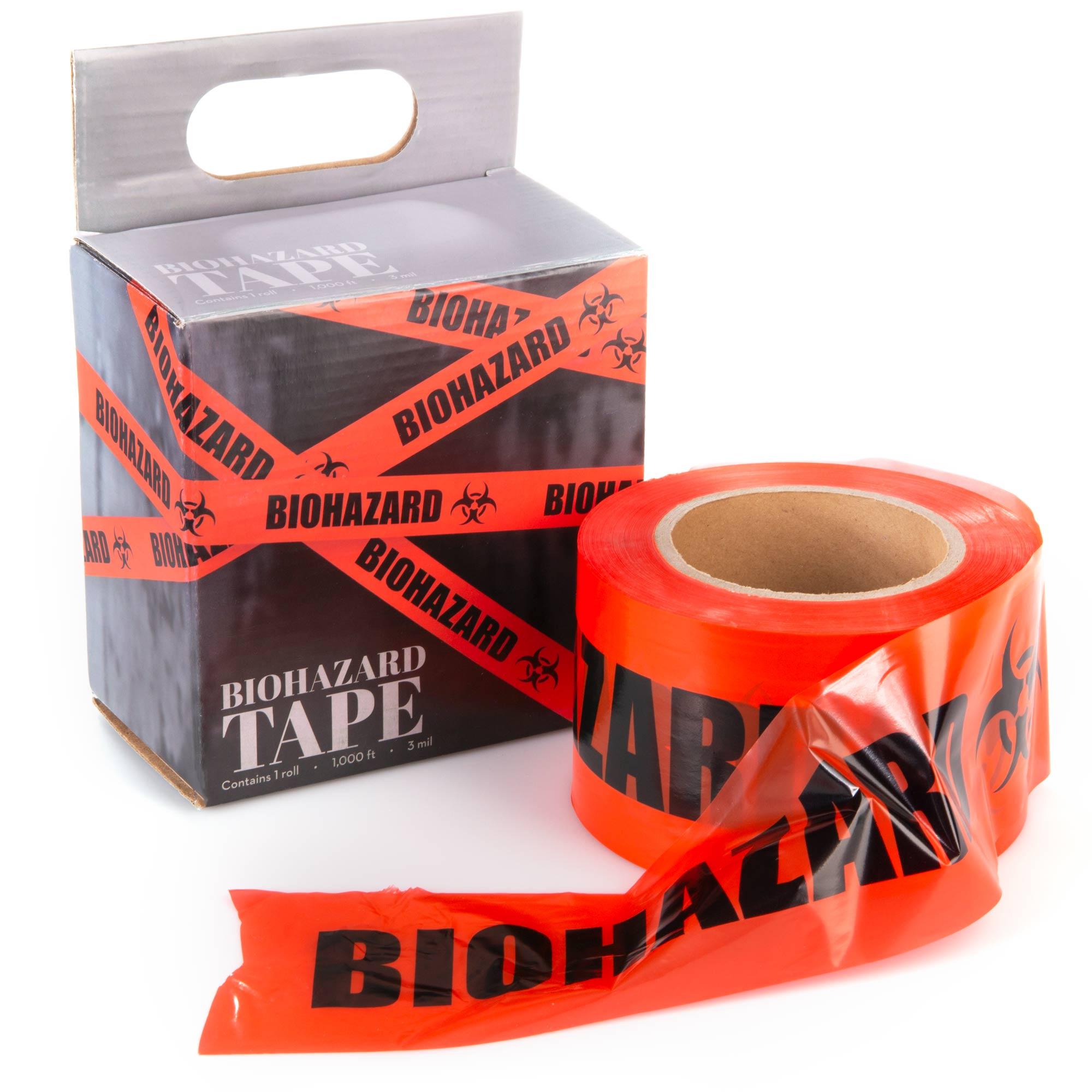 Biohazard Tape, 1000-feet