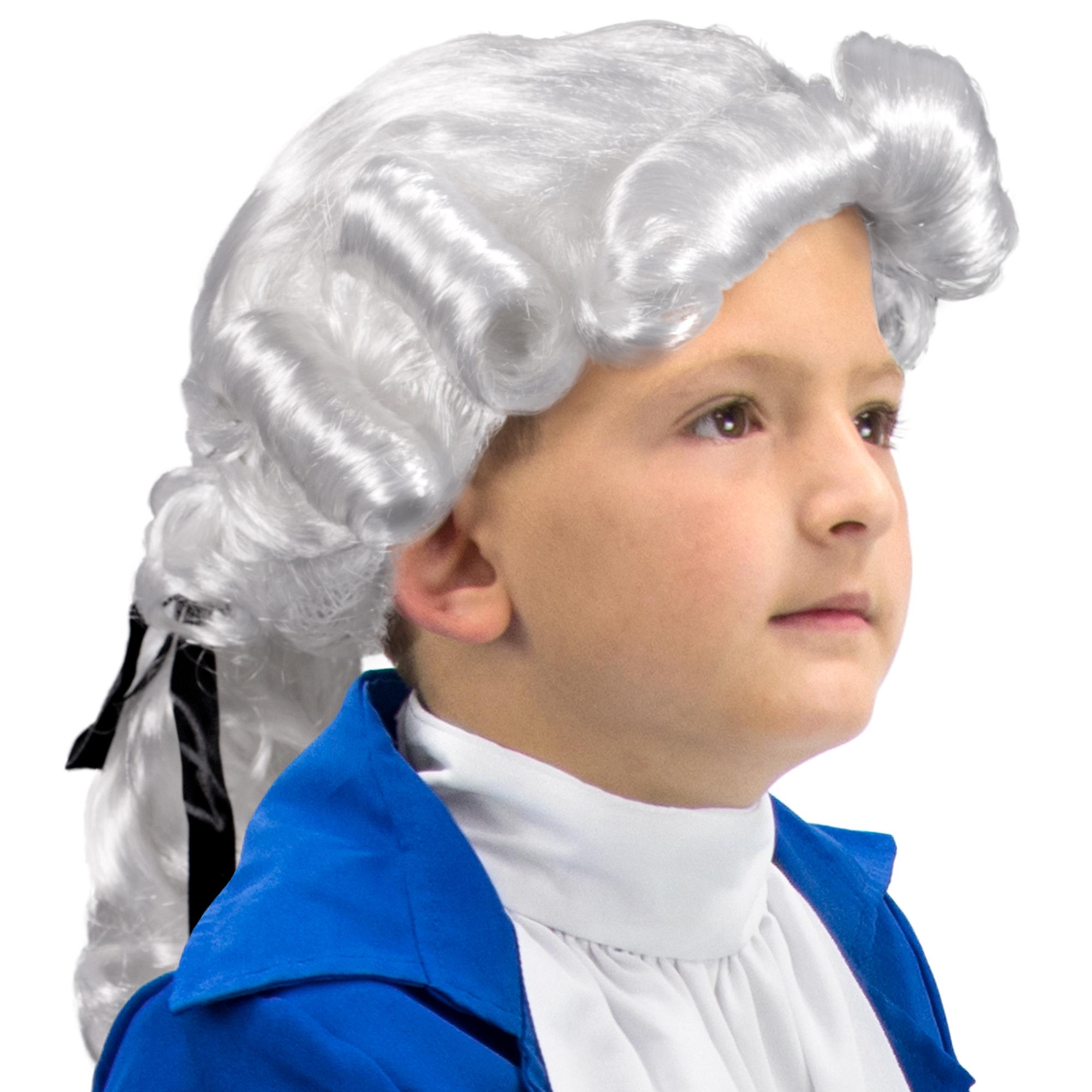 Colonial Powdered Wig, Child Size