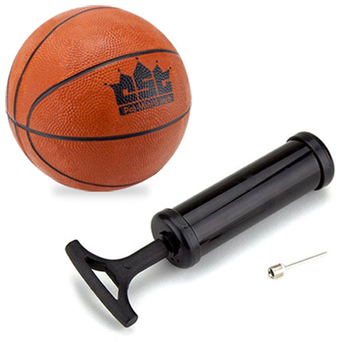 5 inch Mini Basketball w/ Pump & Needle