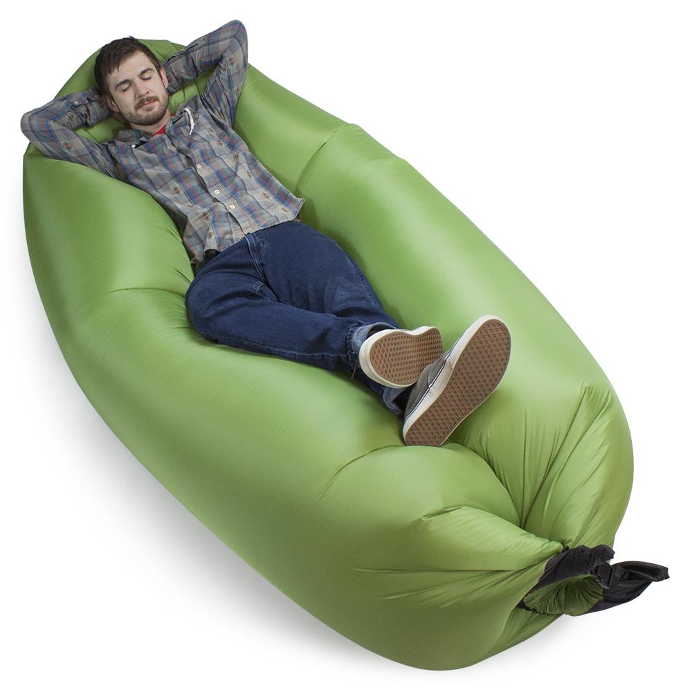 Inflatable Camping Couch, Moss