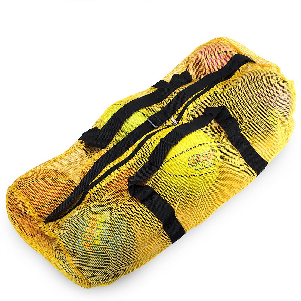 Mesh Sports Ball Bag with Strap