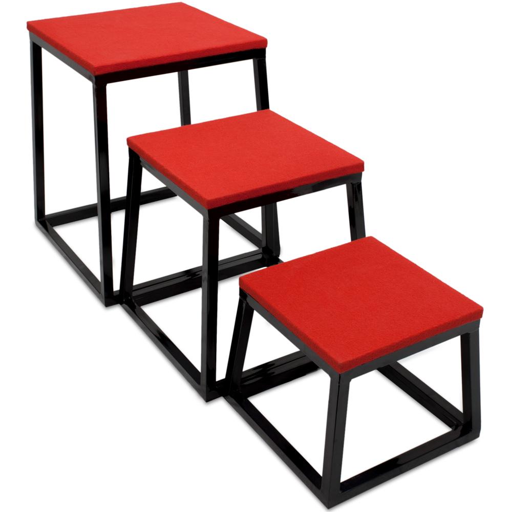 Set of 3 Plyometric Boxes (12"/18"/24")