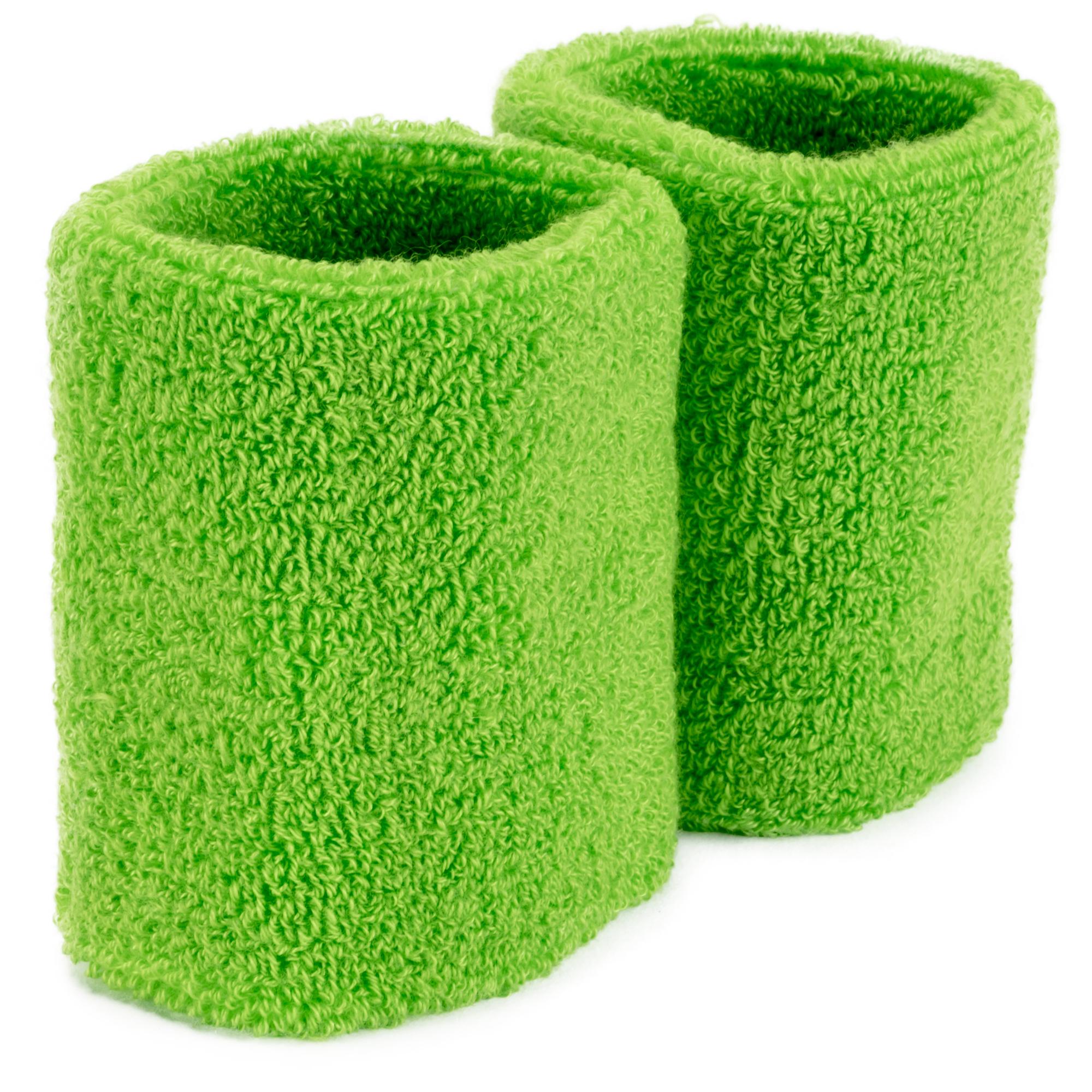 Wrist Sweatbands 2-pack, Green