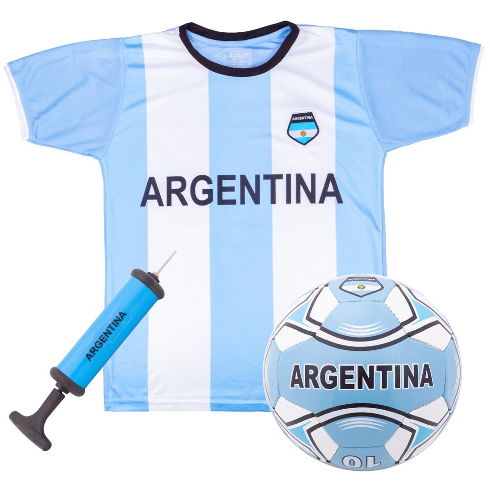 Kids Soccer Kits - Shirt, Shorts, Inflatable Ball with Pump