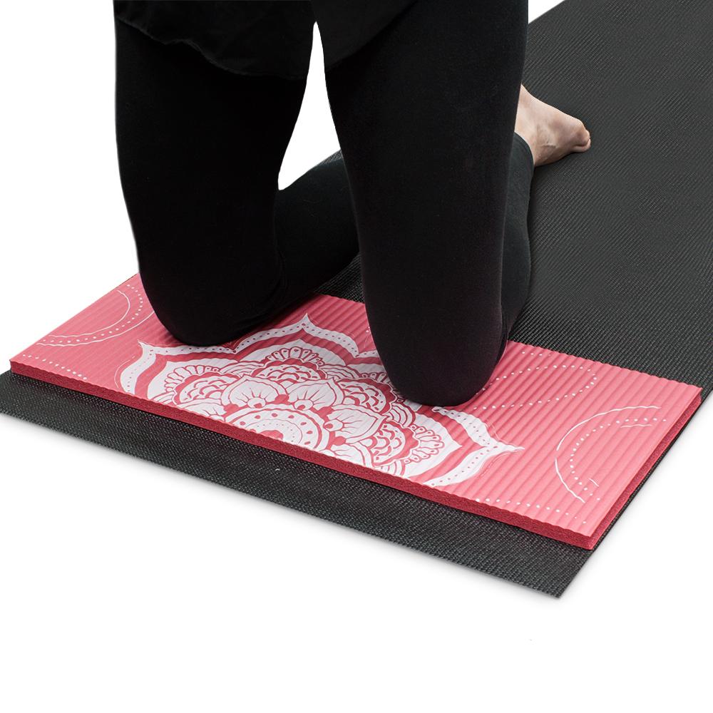 Chakra Art Yoga Knee Pad, Coral