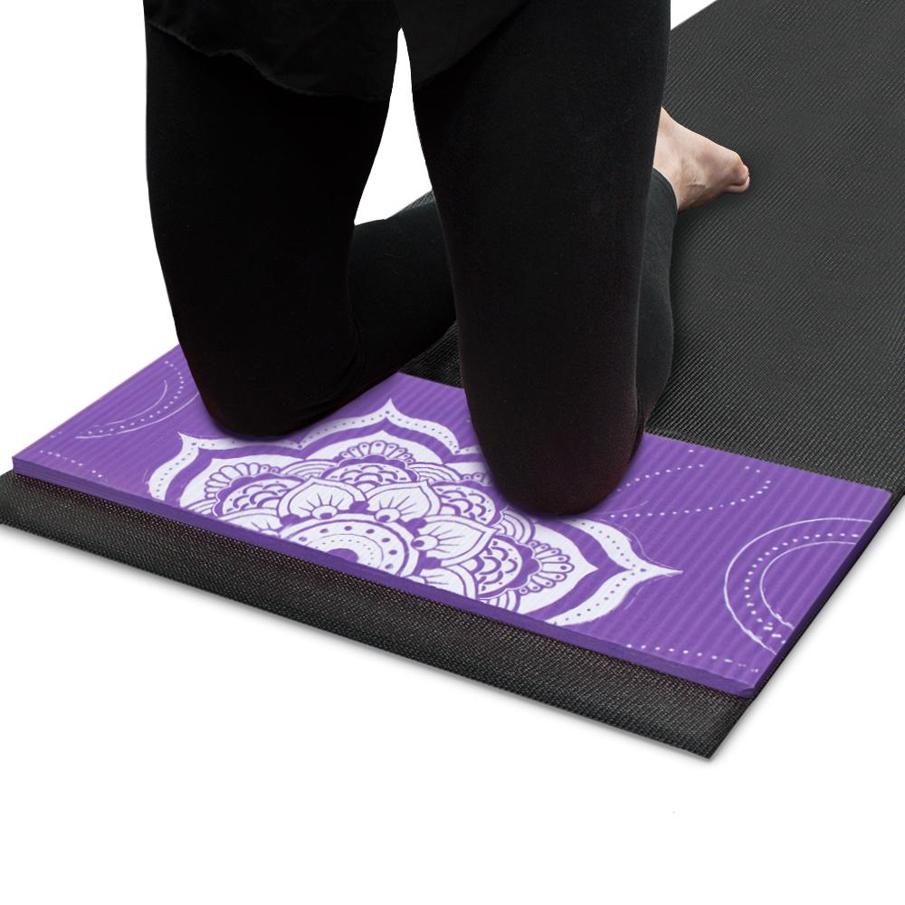Chakra Art Yoga Knee Pad, Lilac