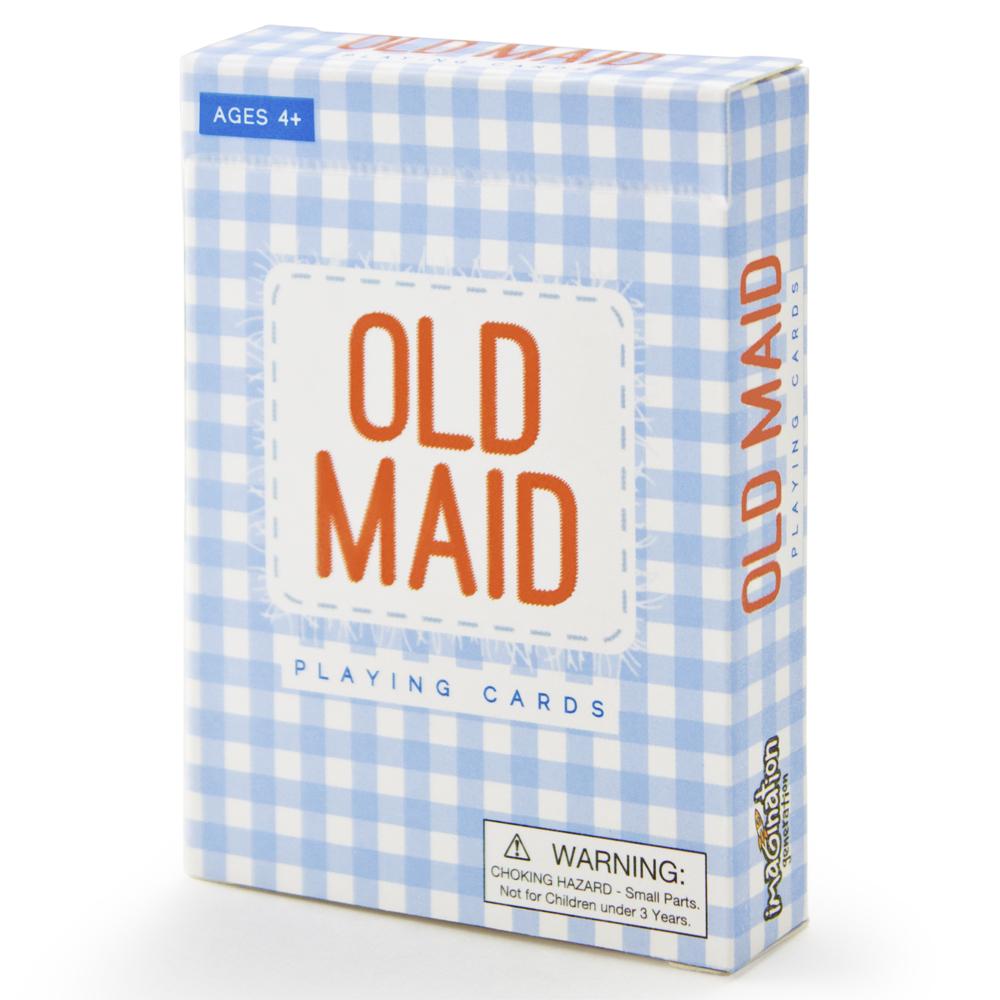 Old Maid Illustrated Card Game