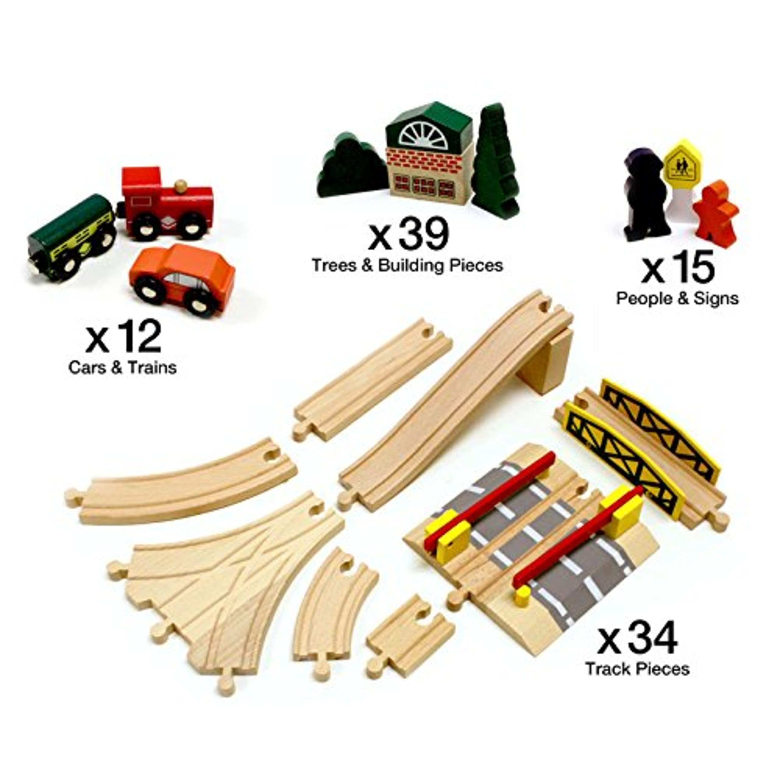 Conductor Carl Wooden Train Set 100 Pieces