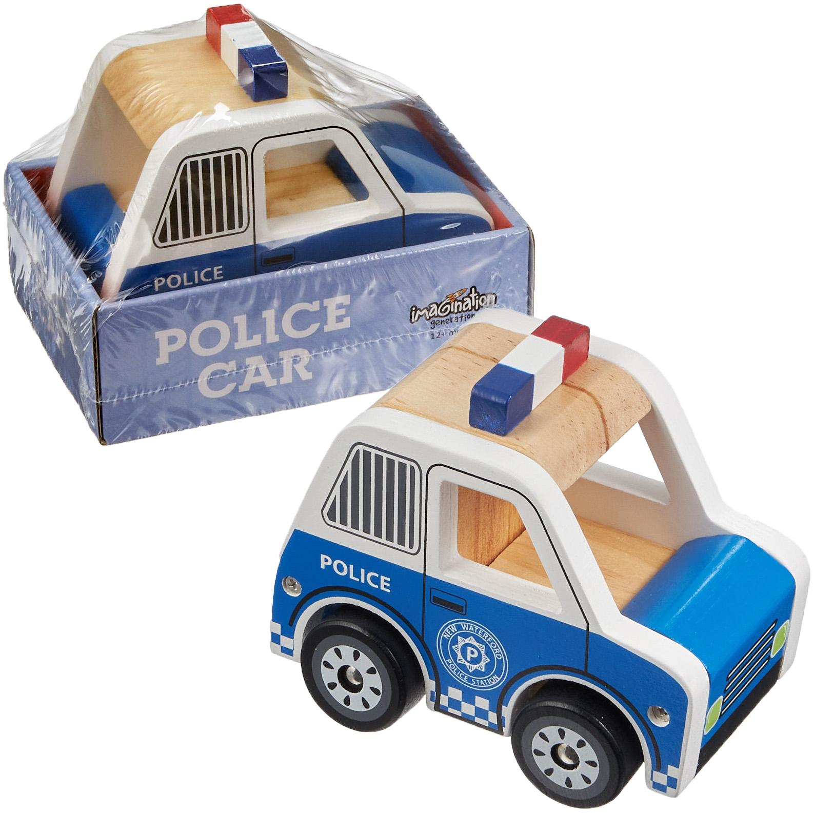 Wooden Wheels Police Cruiser