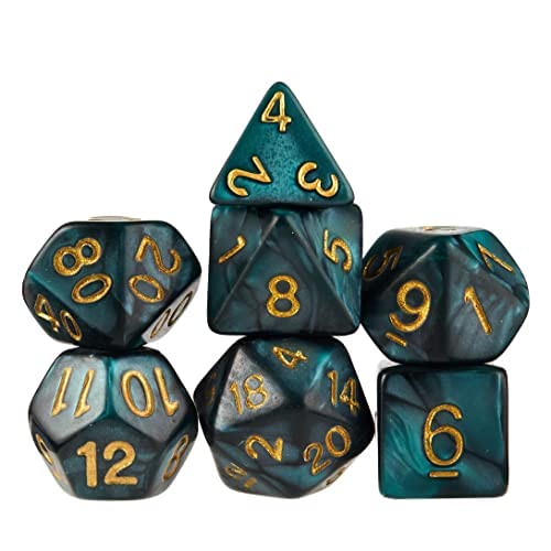 Wiz Dice Series II: Polyhedral Dice Set, Basilisk Blood