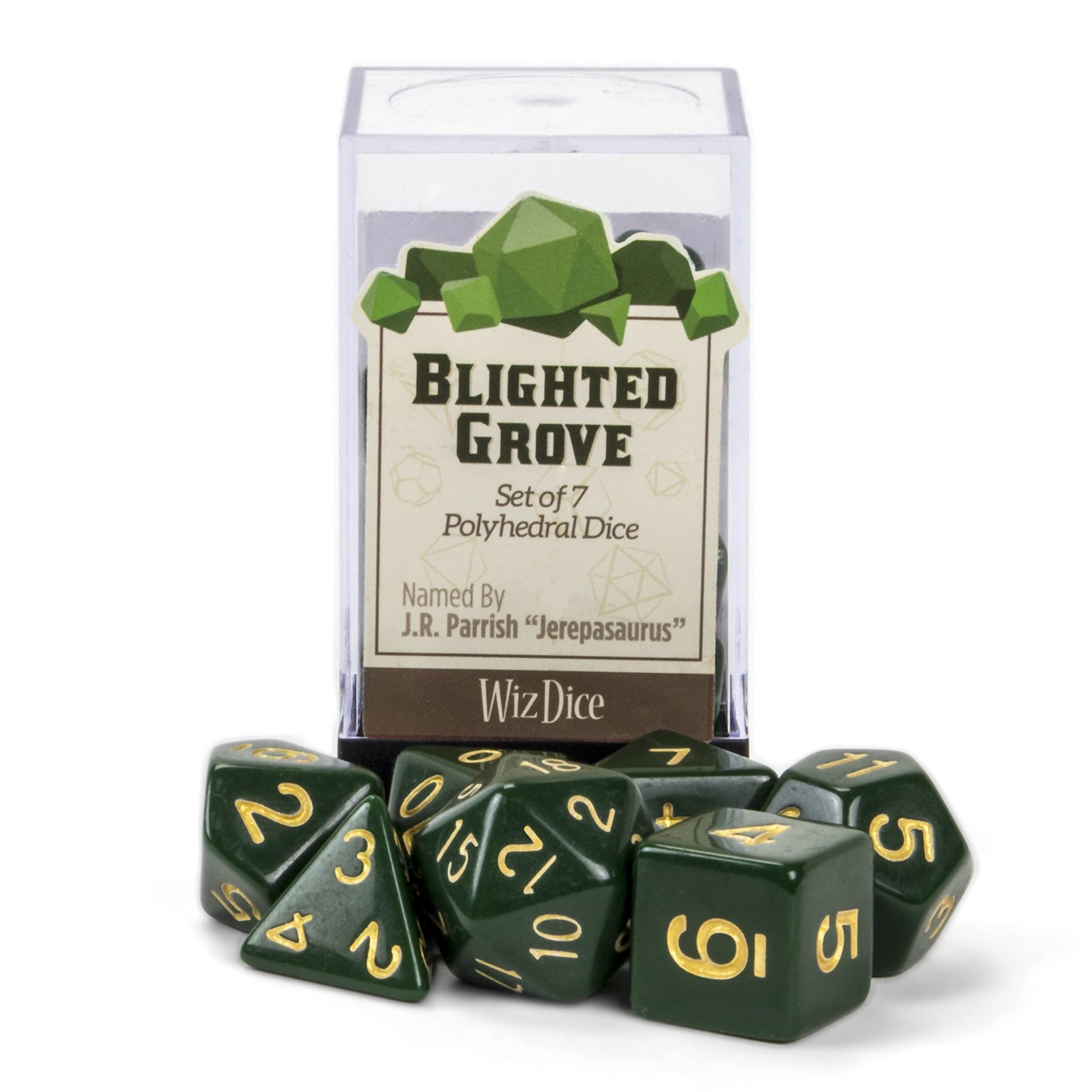 Wiz Dice Series III: Polyhedral Dice Set, Blighted Grove