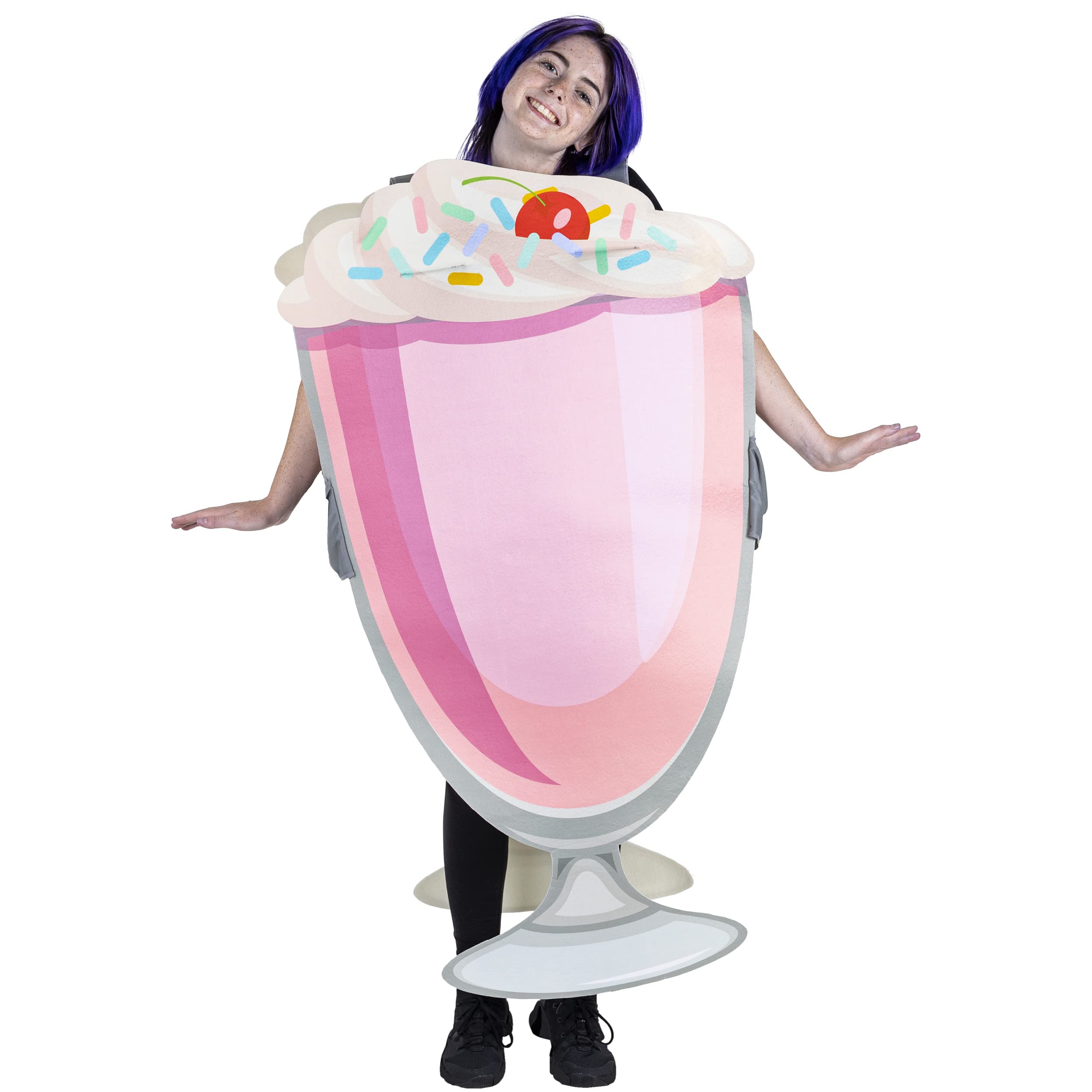 Strawberry Milkshake Costume