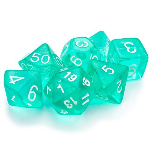 Wiz Dice Series II: Polyhedral Dice Set, Cloud Drop